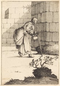 Mendicante donna da After Jacques Callot