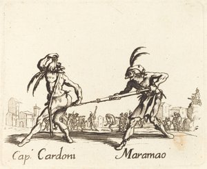 Cap. Cardoni e Maramao da After Jacques Callot