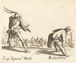 Cap. Spessa Monti e Bagattino da After Jacques Callot