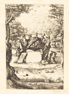 Frontespizio per la Sacra Cosmologia (Titolo con astrologi)