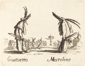 Guatsetto e Mestolino da After Jacques Callot