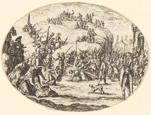 La Piccola Salita al Calvario da After Jacques Callot