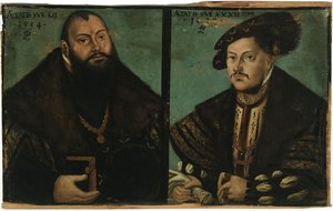 Johann Friedrich I, il Magnanimo, Elettore di Sassonia e Johann Ernst di Sassonia