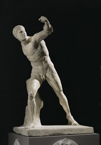 Il gladiatore Borghese, ritrovato ad Anzio, in Italia, intorno al ... da Agasias Agasias