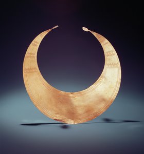 Lunula, Ross, Contea di Westmeath, Prima Età del Bronzo, c.2000 a.C. da Age Bronze