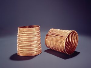 Coppia di bracciali, da Derrinboy, Contea di Offaly, Età del Bronzo Medio da Age Bronze