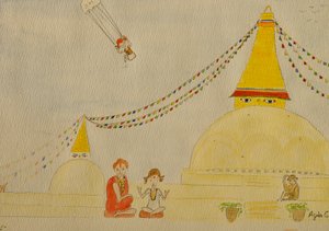 Il Viaggio, Kathmandu, 2015 da Agnes Girardon