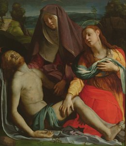 Cristo morto tra la Vergine e Maria Maddalena