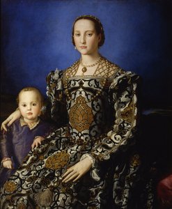 Ritratto di Eleonora di Toledo con suo figlio Giovanni, ca 1545 da Agnolo Bronzino