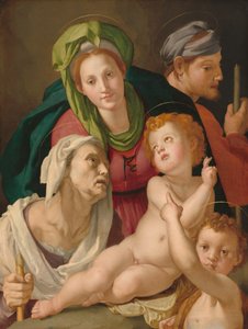 La Sacra Famiglia, c. 1527-1528 da Agnolo Bronzino