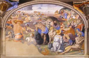 Gli Israeliti attraversano il Mar Rosso da Agnolo Bronzino