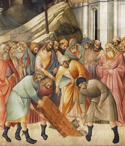 Re Salomone che seppellisce una delle travi della Croce, c.1380 da Agnolo Gaddi