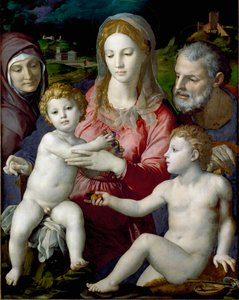 La Sacra Famiglia con Sant