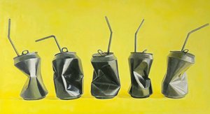 Barattoli neri, 2020 (olio su tela) da Agnès Lefèvre