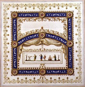 Progetto per un soffitto neoclassico da Agostino (attr.) Brunias