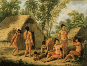 Una famiglia di Caraibi nell