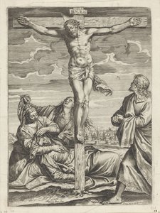Crocifissione di Cristo da Agostino Carracci