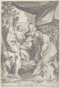 Maria con Bambino e i santi Girolamo e Maria Maddalena da Agostino Carracci