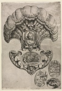 Il Ventaglio, c. 1589-1595 da Agostino Carracci