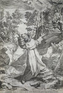 La stigmatizzazione di San Francesco sul monte La Verna (1224)