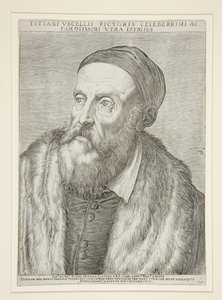 Tiziano Vecelli (Tiziano) da Agostino Carracci