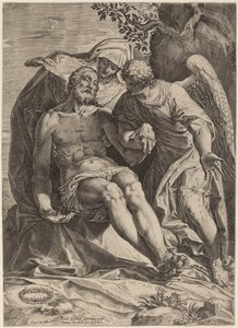 Pietà da Agostino Carracci after Veronese