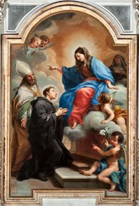 La Vergine con San Nicola da Tolentino da Agostino Masucci