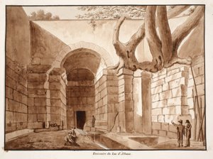 Emissario del Lago Albano da Agostino Tofanelli