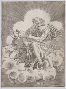 San Matteo, datato 1518 da Agostino Veneziano