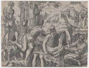 Gli scalatori da Agostino Veneziano