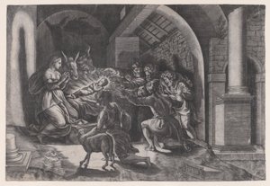 La Natività da Agostino Veneziano