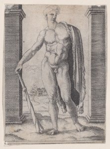 Giovane Ercole (ca. 1514-36) da Agostino Veneziano