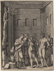 Ifigenia Riconosce Suo Fratello da Agostino dei Musi