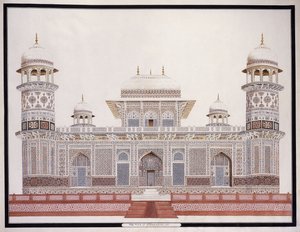 La tomba di Etahmadowlah, c. 1815 da Agra School