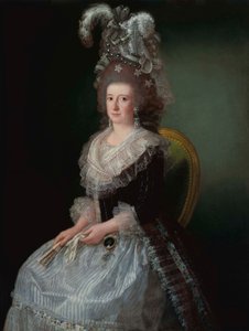 Ritratto di María Josefa Piscatori, marchesa di San Andrés (1757-1807), moglie di Pedro López de Lerena. da Agustín Esteve