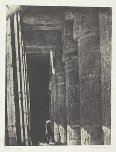 Médinet-Habou, Galleria del Palazzo di Ramsès-Méiamoun; Tebe da Aimé Rochas