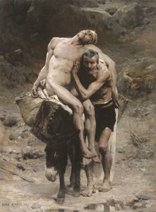 Il buon samaritano da Aimé Nicolas Morot