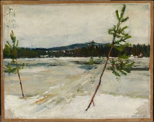 Sentiero sul ghiaccio da Akseli Gallen-Kallela
