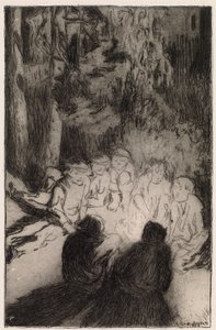 Una storia da falò (I sette fratelli) da Akseli Gallen Kallela