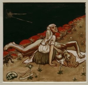 A. Gallen-Kallela, La madre di Lemminkäinen da Akseli Valdemar Gallen Kallela