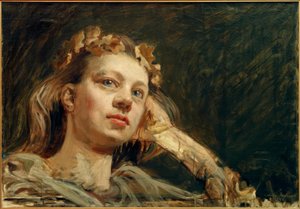 Ritratto eroico di Mary da Akseli Valdemar Gallen Kallela