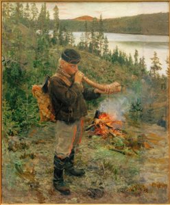 Giovane pastore di Paanajärvi da Akseli Valdemar Gallen Kallela