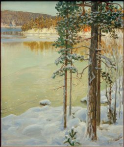 Lago ghiacciato, Ruovesi da Akseli Valdemar Gallen Kallela