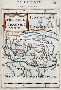 Mappa della Romania 1683