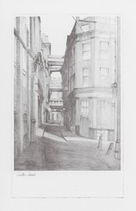 Corsie di Londra: Carter Lane (litografia)