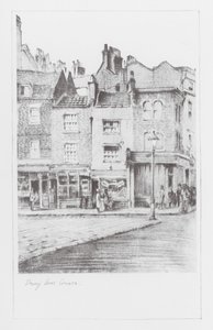 Corsie di Londra: Angolo di Drury Lane (litografia)