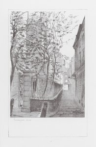 Corsie di Londra: Ironmonger Lane (litografia)