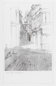 Corsie di Londra: Love Lane, Monument (litografia)