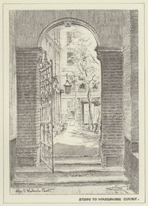 Scalini per Wardrobe Court da Alan Stapleton