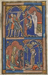 Martiri cristiani, fine XIII secolo da Alan Strayler